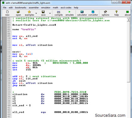 تصویر software-emu8086-for-language-assembly_130_3 نرم افزار emu8086 v4.08 - کامپایلر برنامه نویسی به زبان اسمبلی